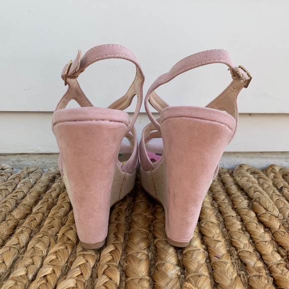 Qupid Pink Wedges - Picture 5 of 7